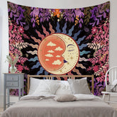 Tapisserie florale Lune endormie